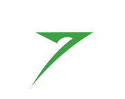 Logo Seven Saúde vertical branco
